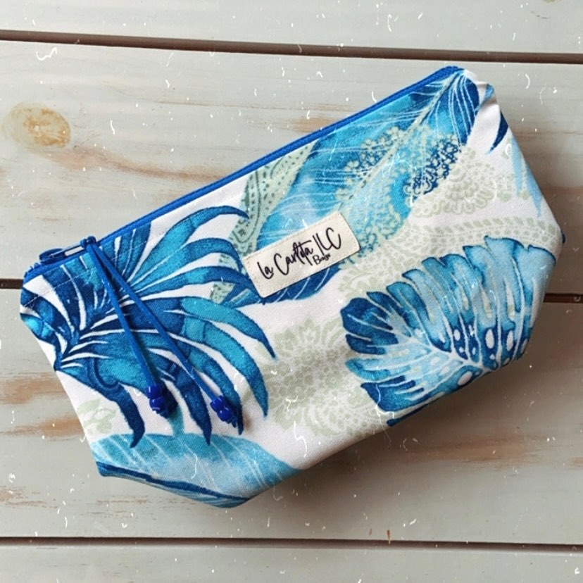 Diseño hojas azules